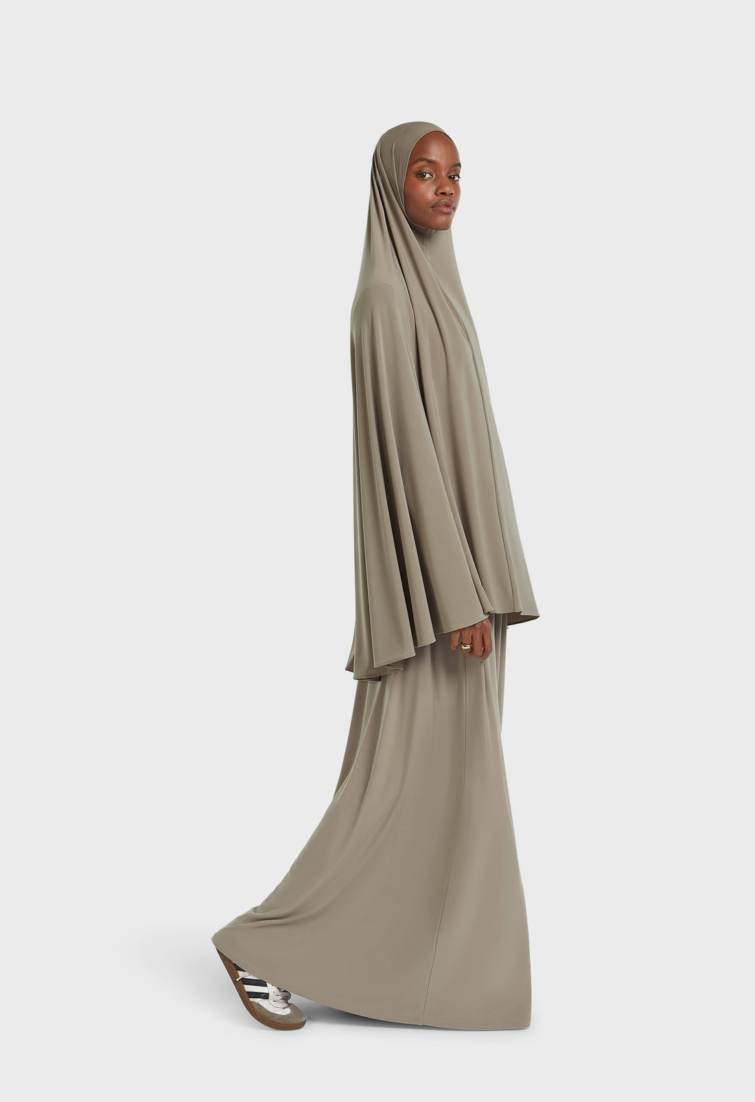 Premium Jersey Khimar | Desert Brown