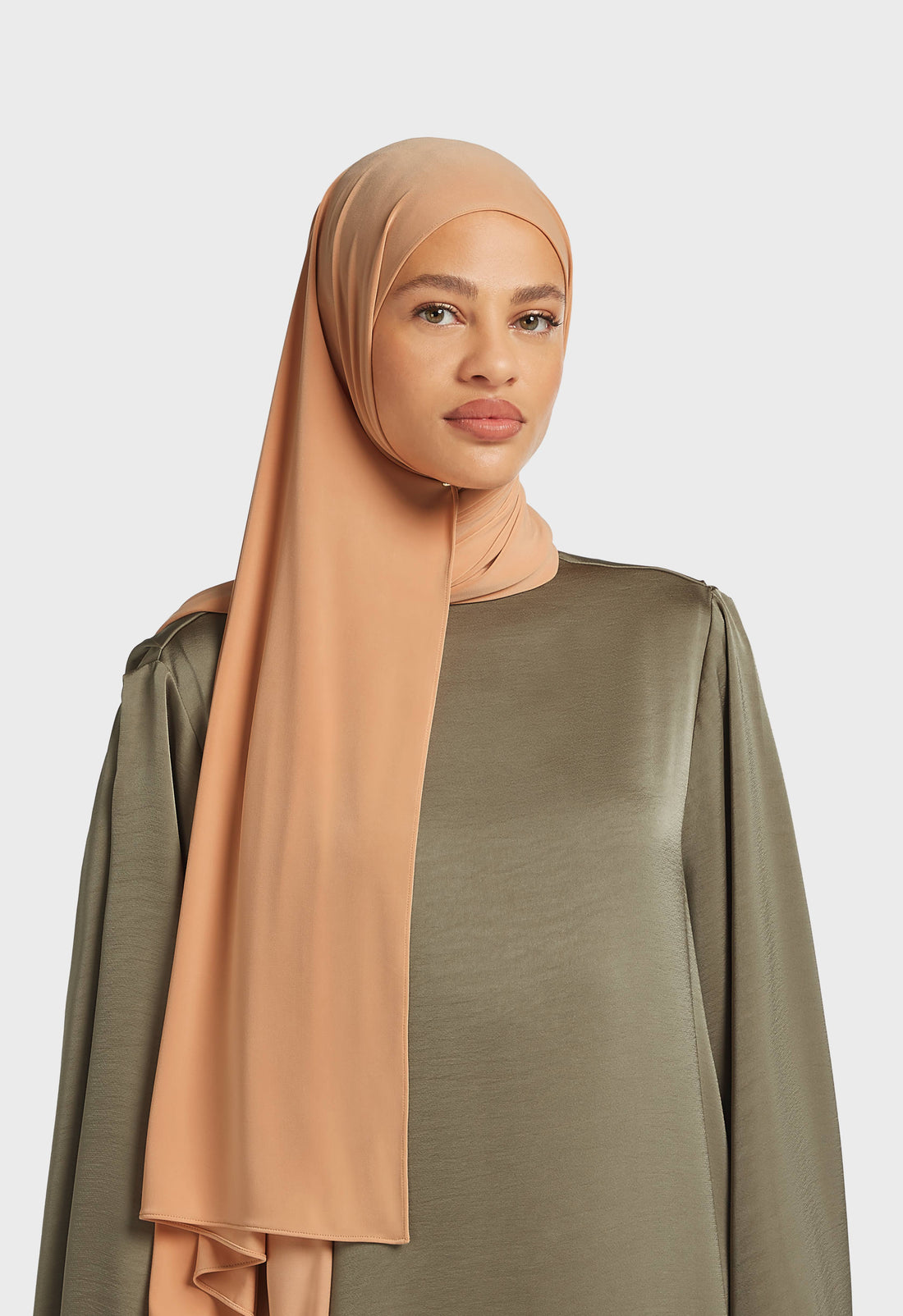 Premium Jersey Écharpe | Pastel Orange