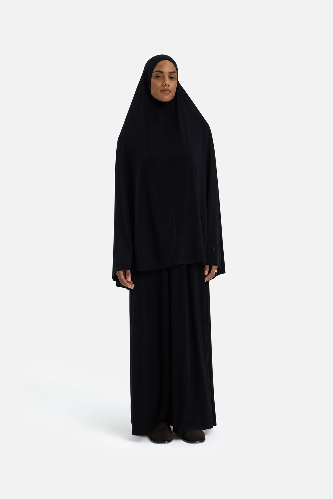Premium Jersey Khimar | Black