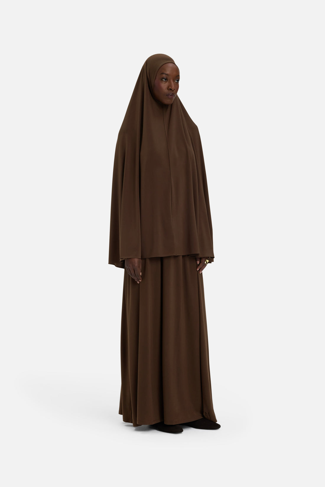Premium Jersey Prayer Jupe | Chocolate