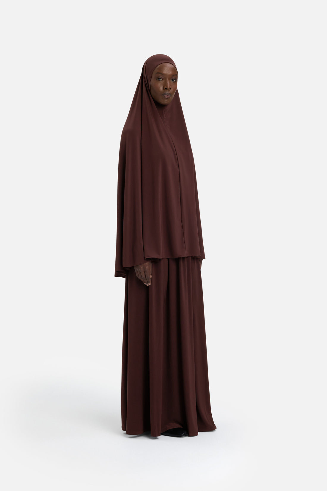 Premium Jersey Khimar | Dark Cherry