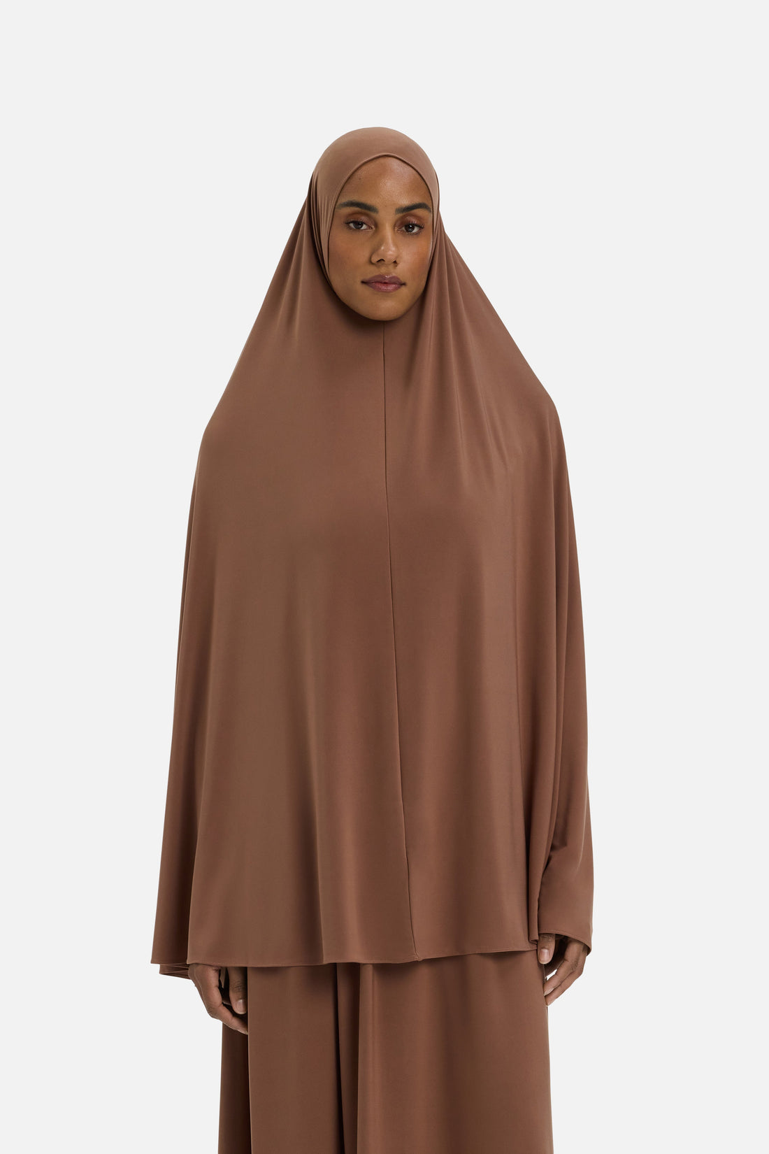 Premium Jersey Khimar | Terracotta