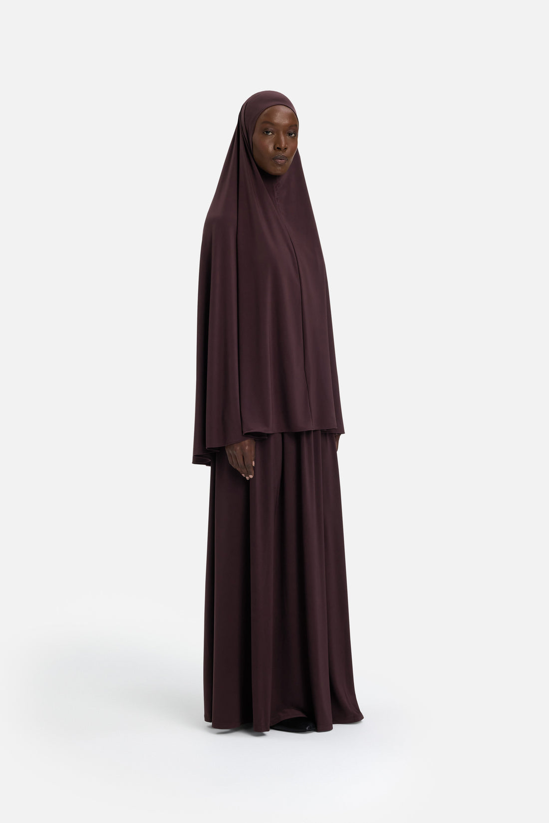 Premium Jersey Khimar | Vintage Purple