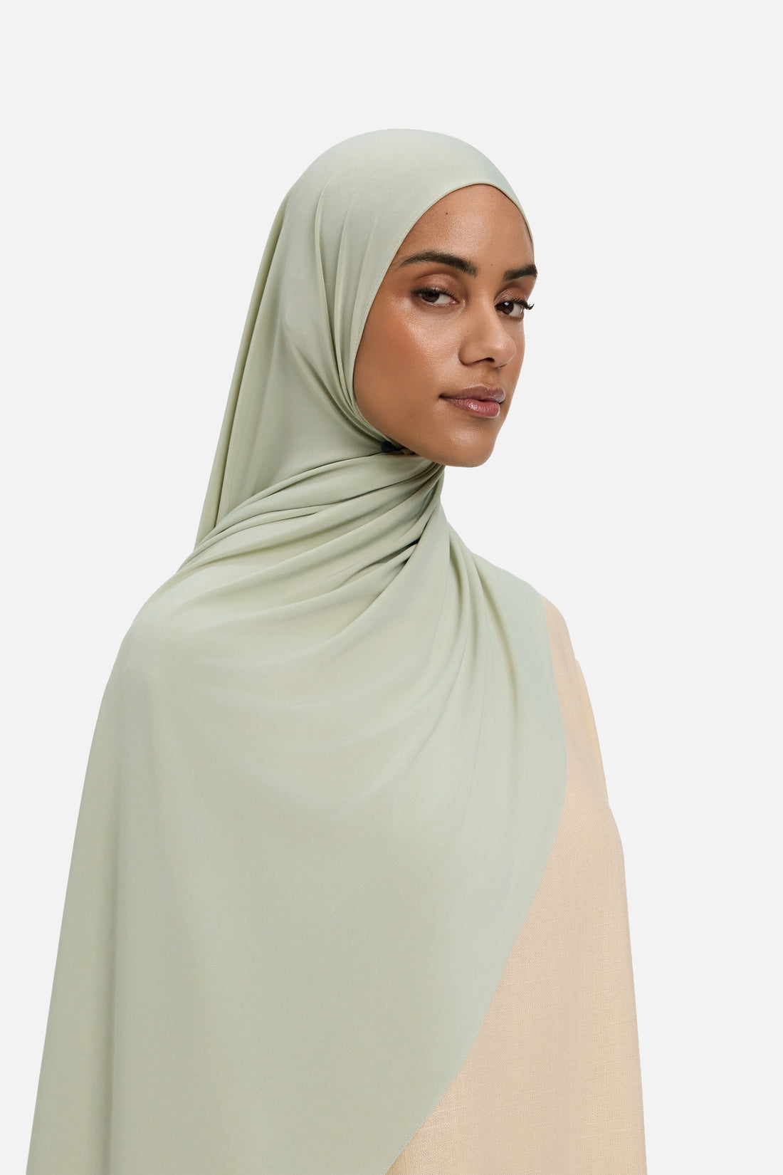 Premium Jersey Écharpe | Aqua Gray
