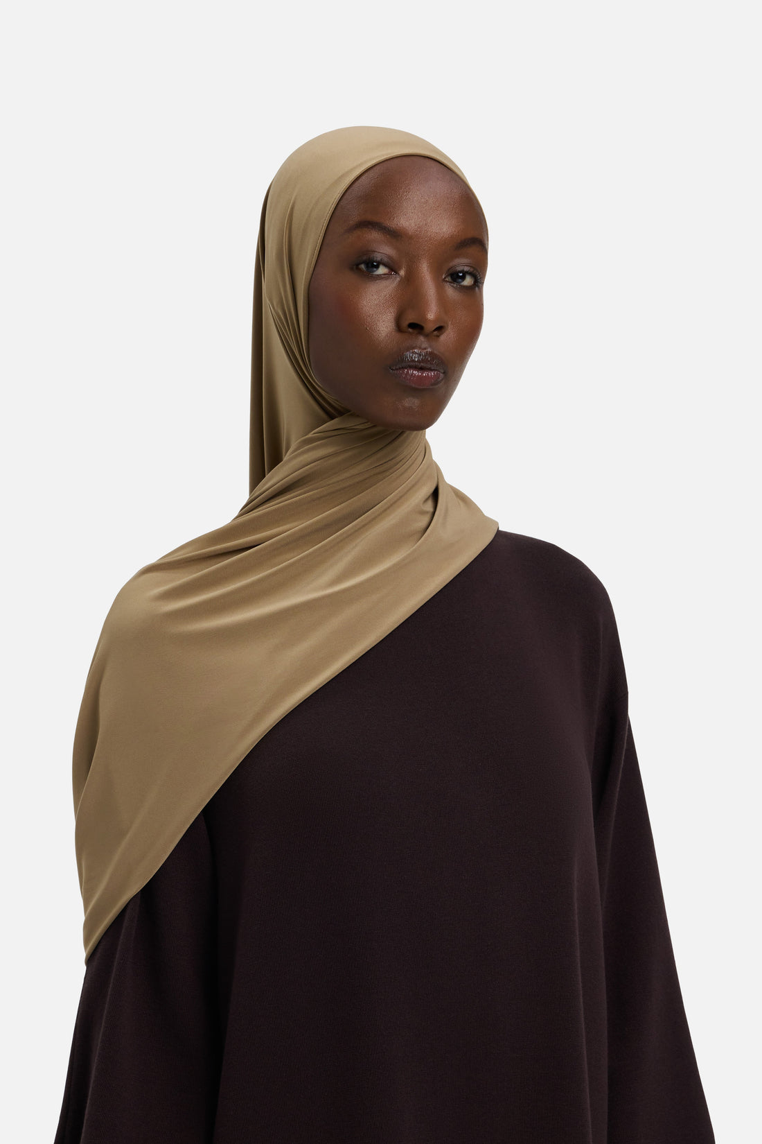 Premium Jersey Écharpe | Brown Sugar