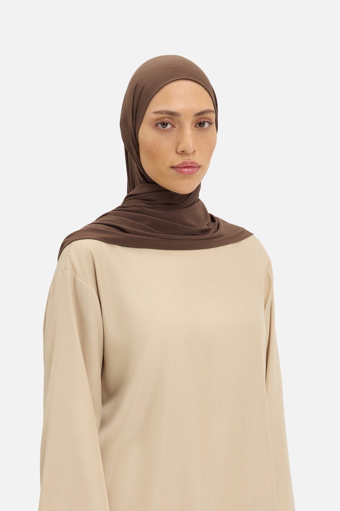 Premium Jersey Écharpe | Burnt Mocha