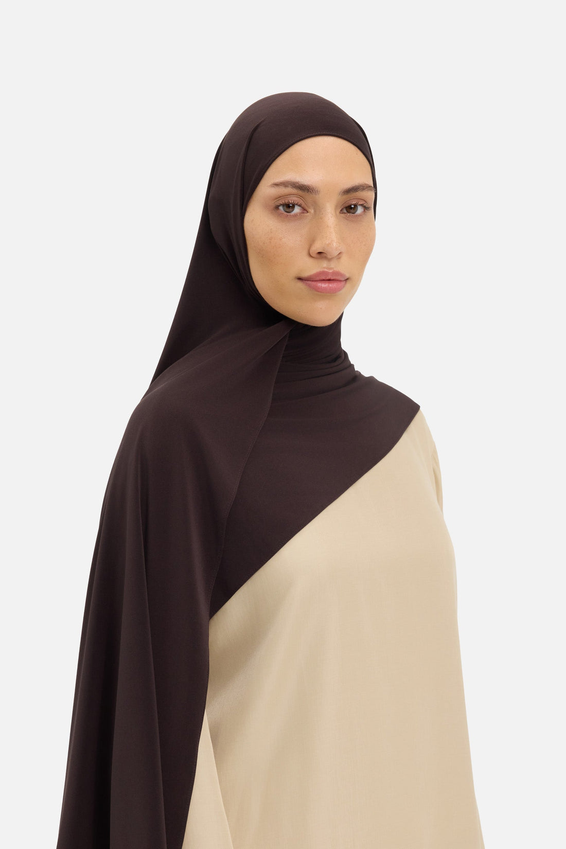 Premium Jersey Écharpe | Dark Fudge
