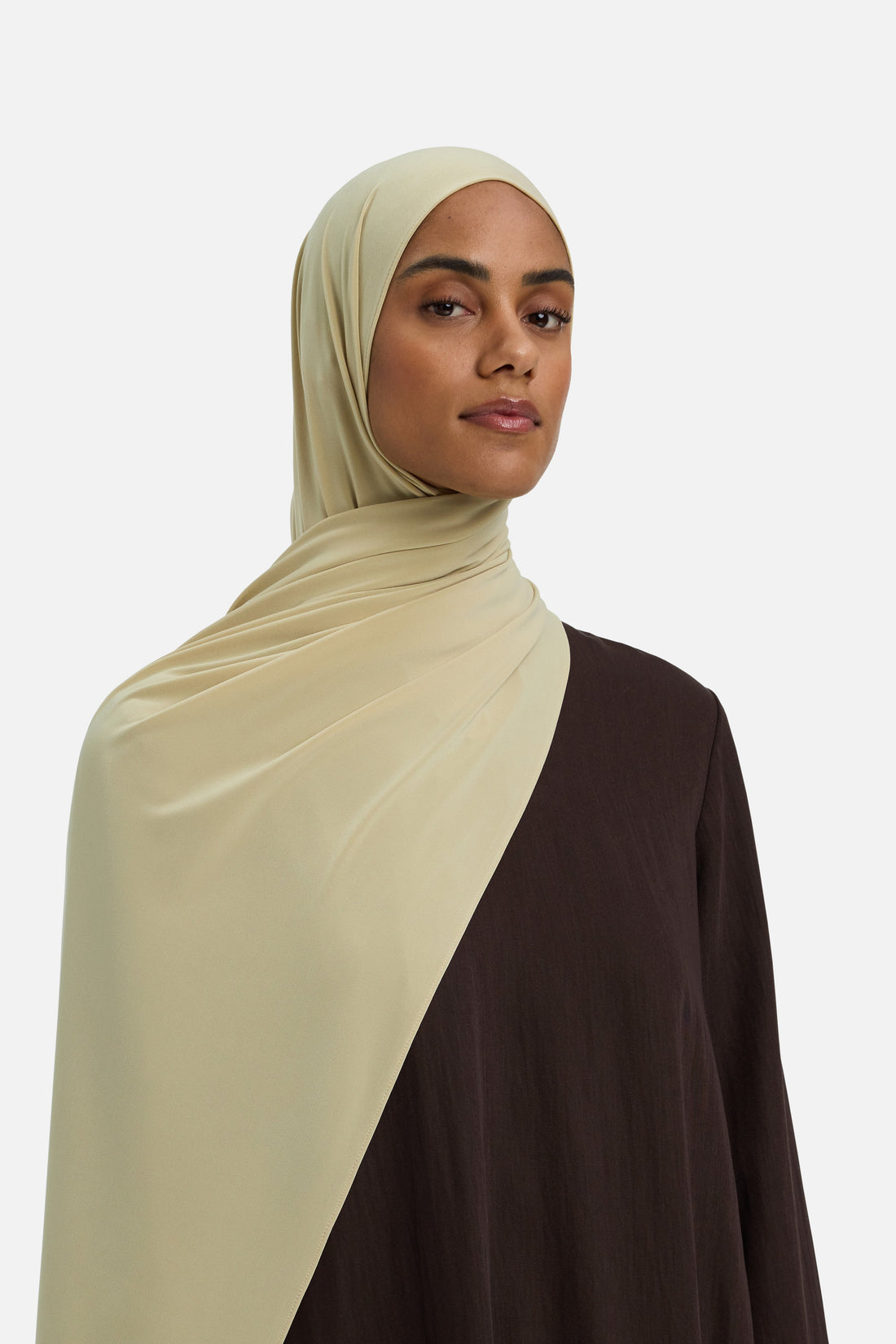 Premium Jersey Écharpe | Macadamia