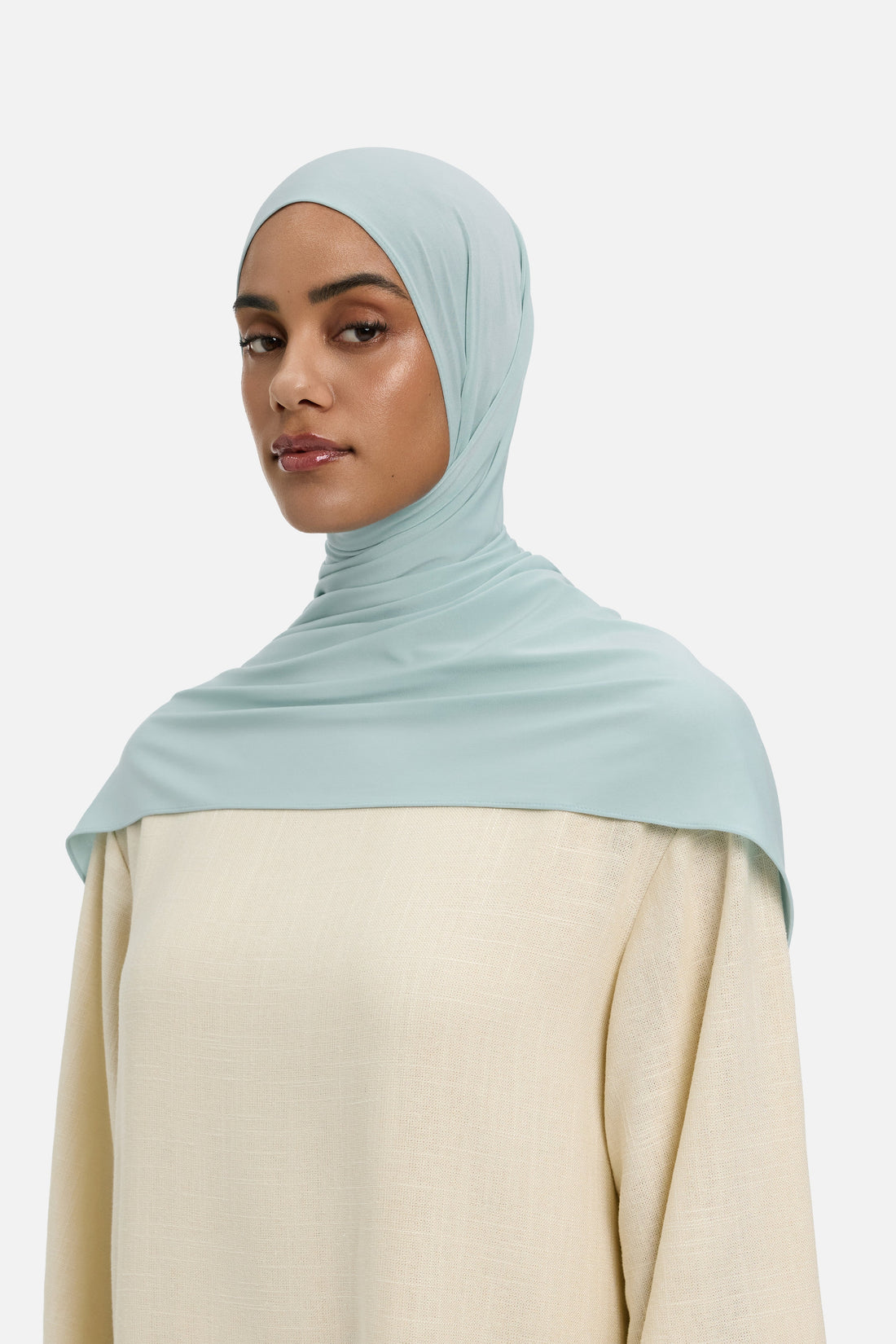 Premium Jersey Écharpe | Misty Blue