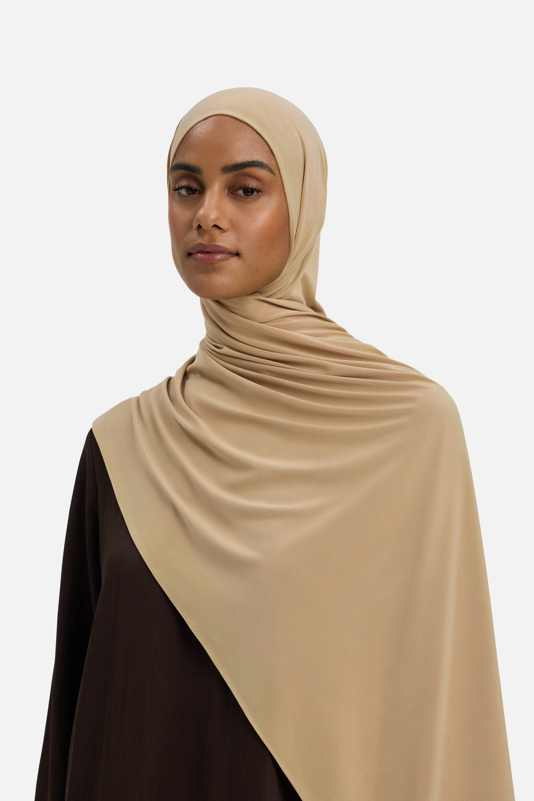 Premium Jersey Écharpe | Soft Toffee