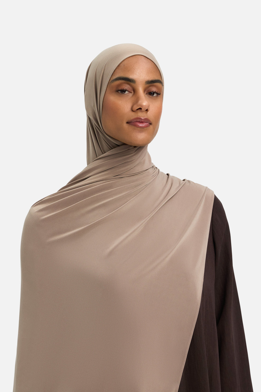 Premium Jersey Écharpe | Taupe Rose