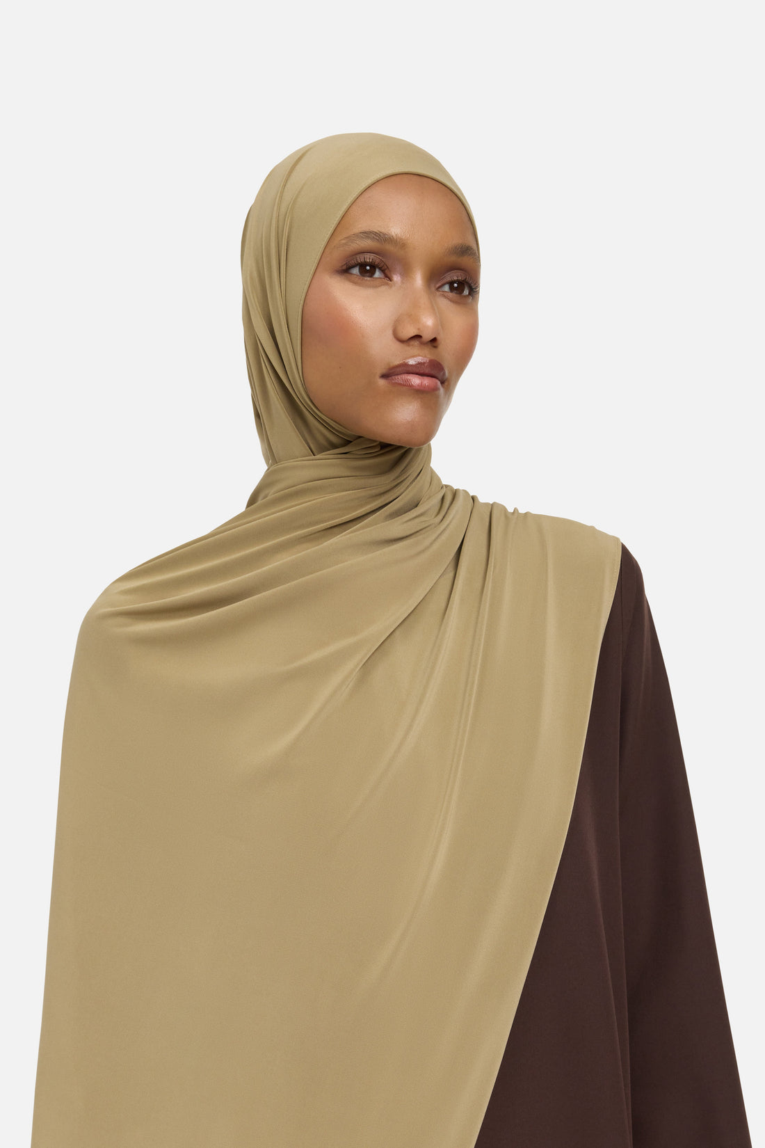 Premium Jersey Écharpe | Wood Brown