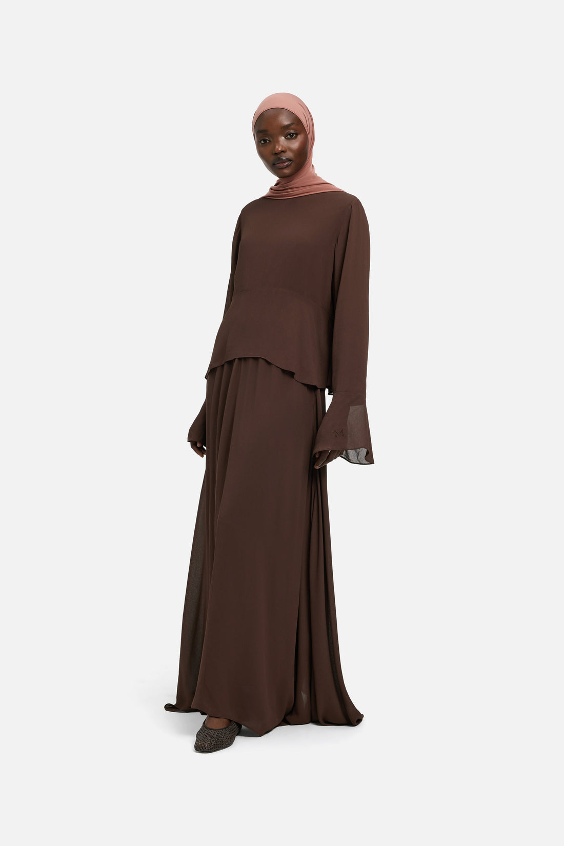 Romantic Froufrou Robe | Burnt Mocha