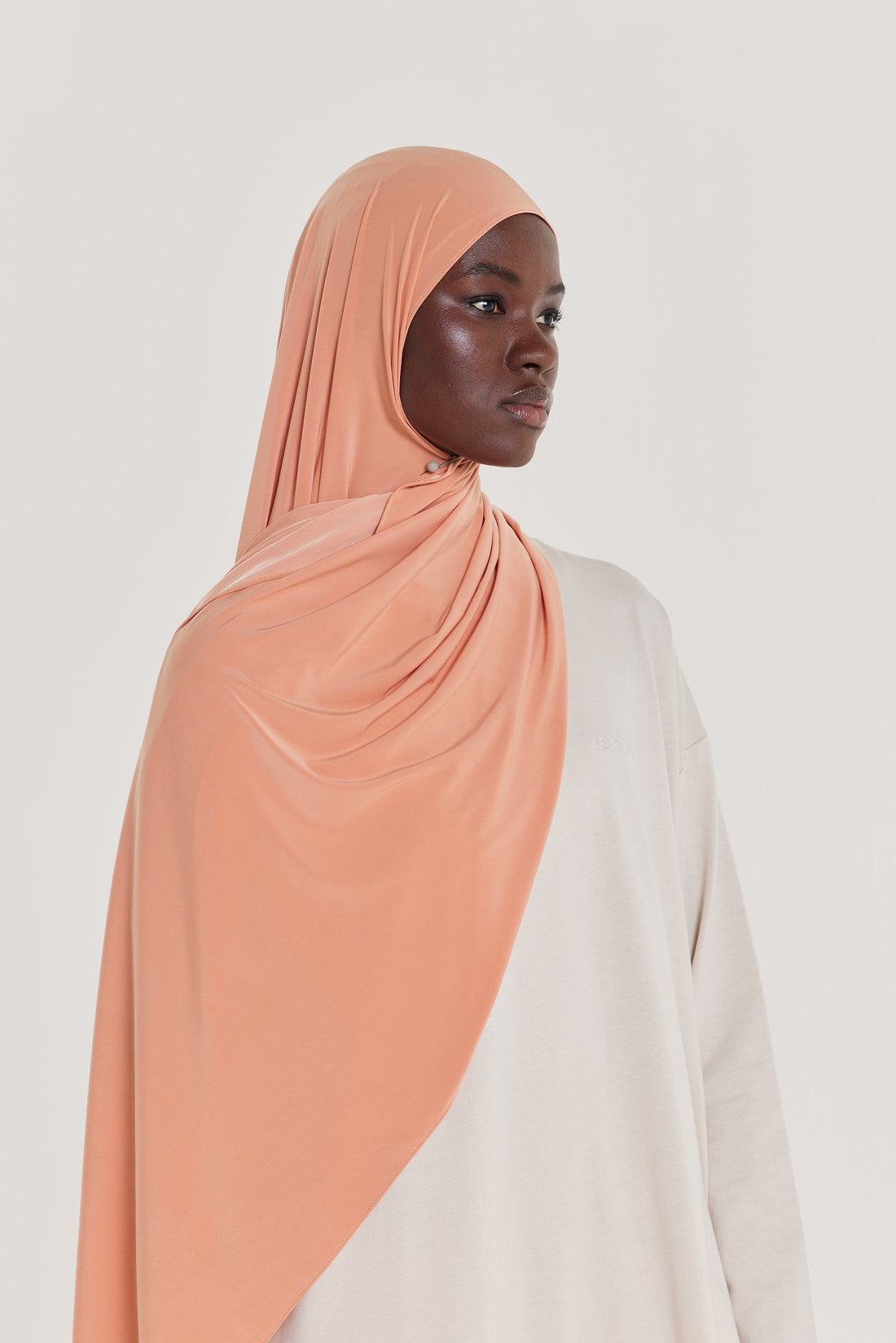 Liquid Jersey Écharpe | Pastel Orange