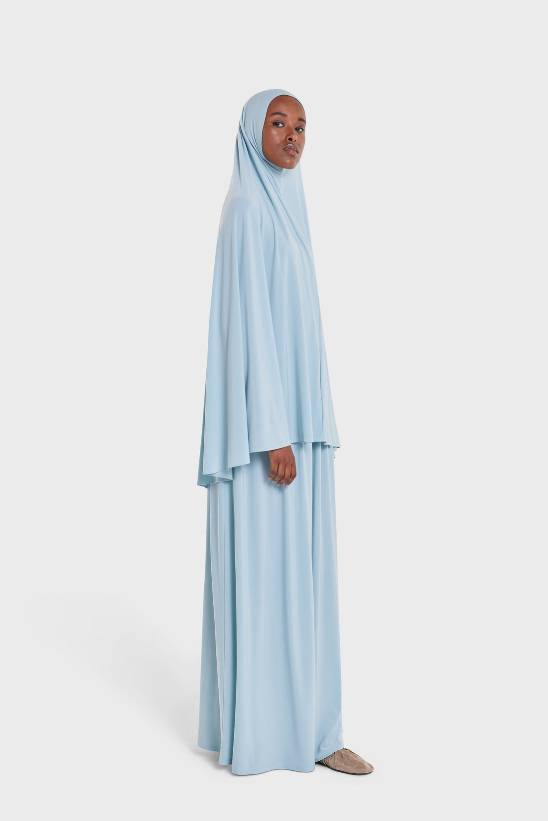 Premium Jersey Khimar | Clear Sky