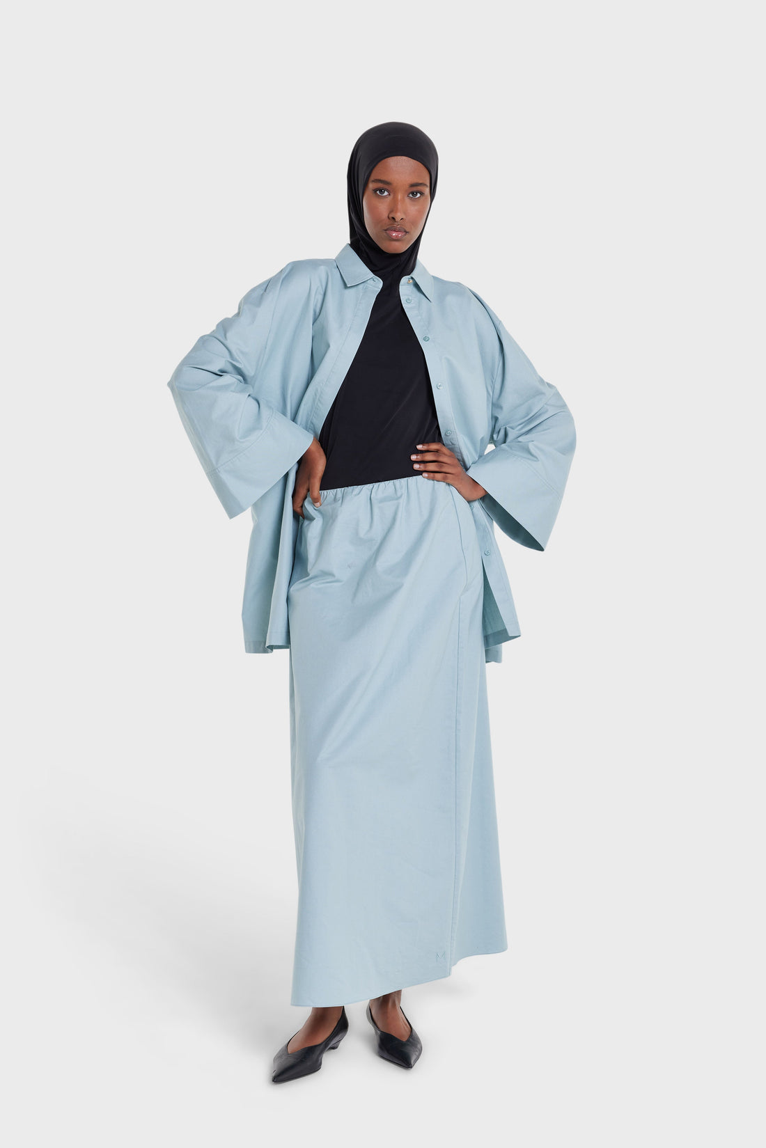 Sleeveless Hijab Haut | Black