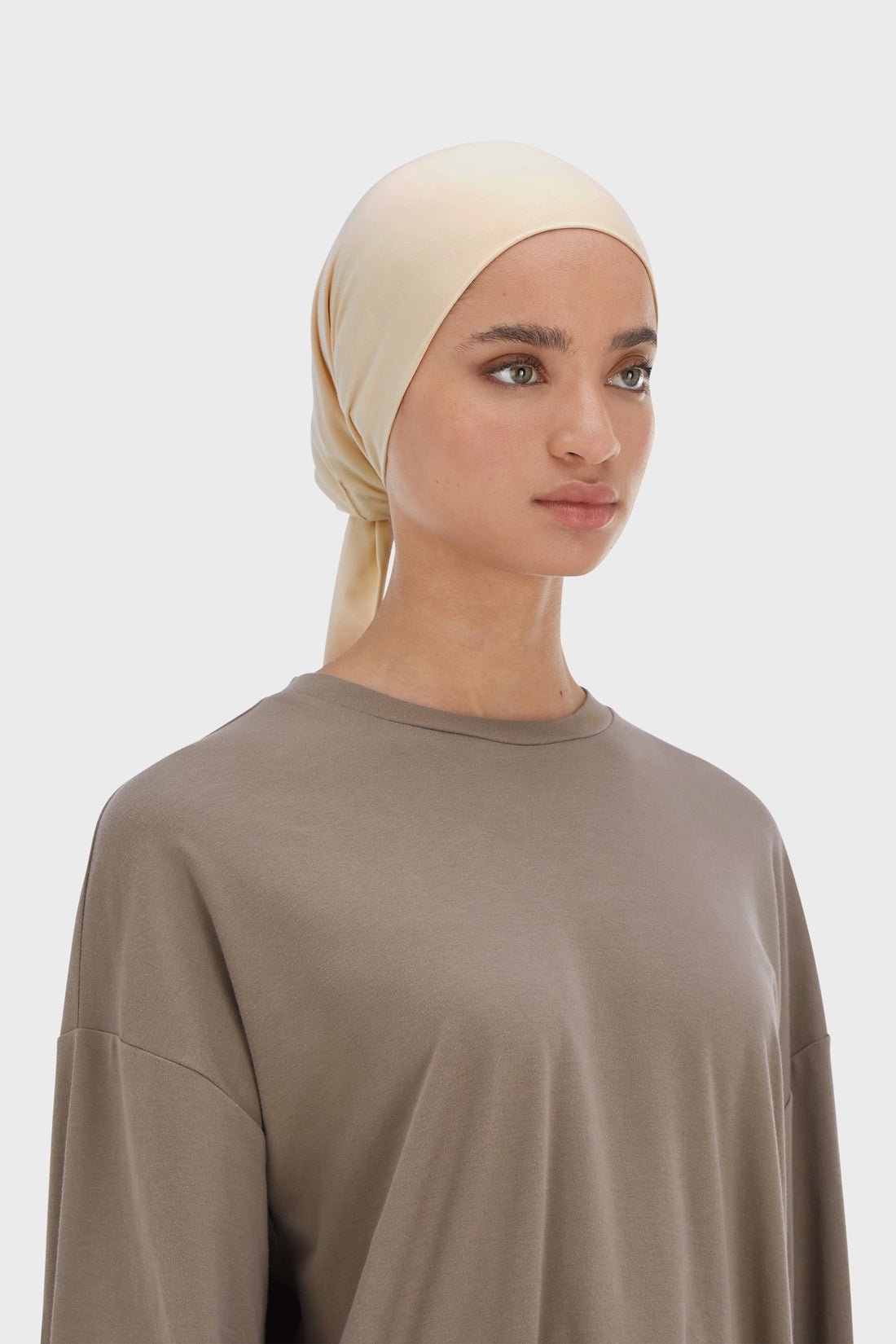 Bambou Tied Sous-Foulard | Warm Butter