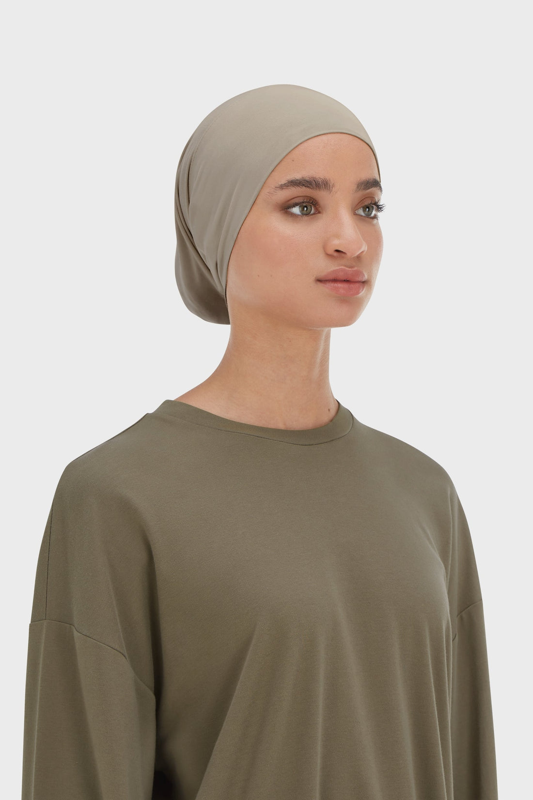 Bambou Tube Sous-Foulard | Taupe