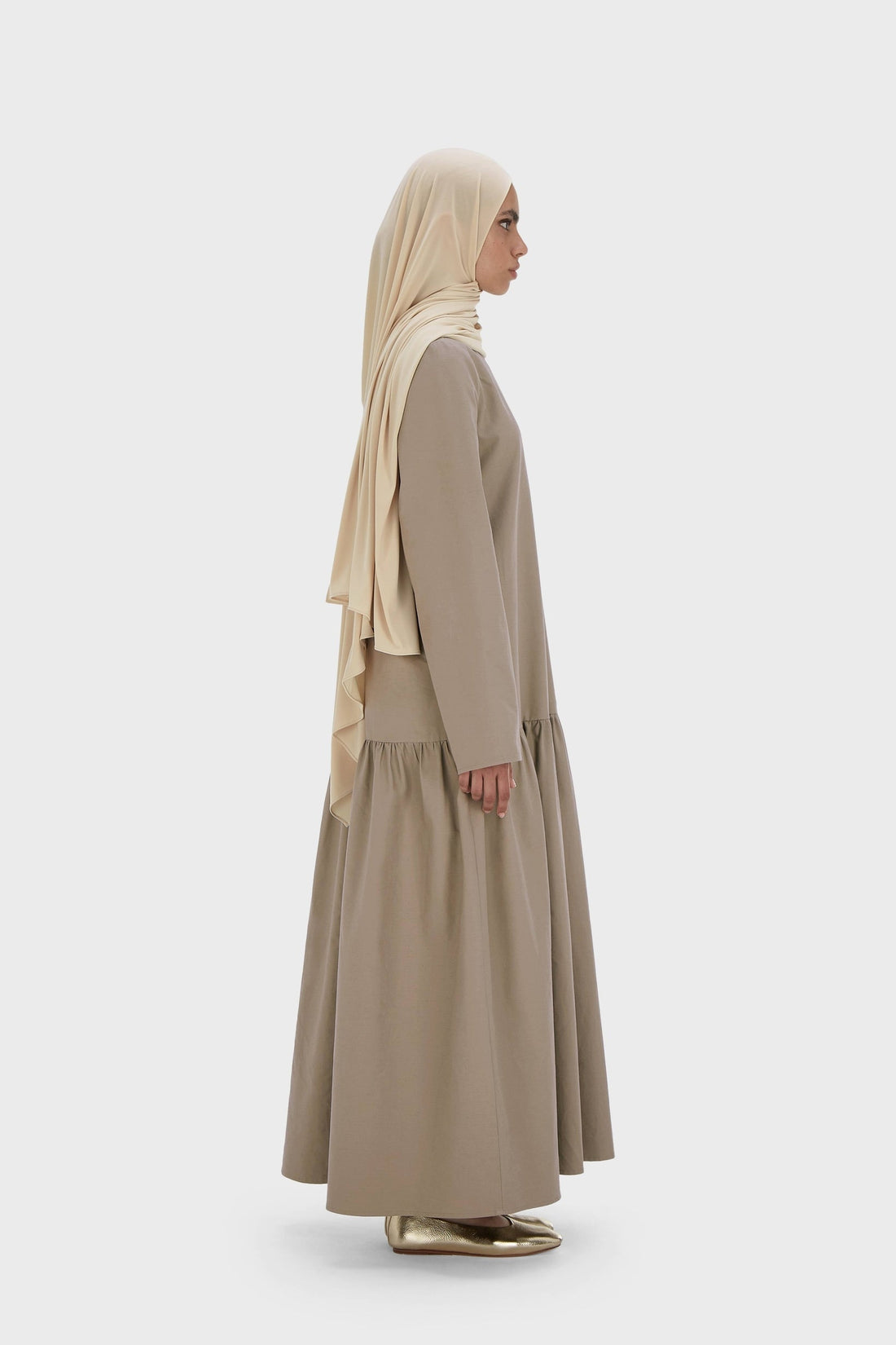 Drop Taille Robe | Taupe