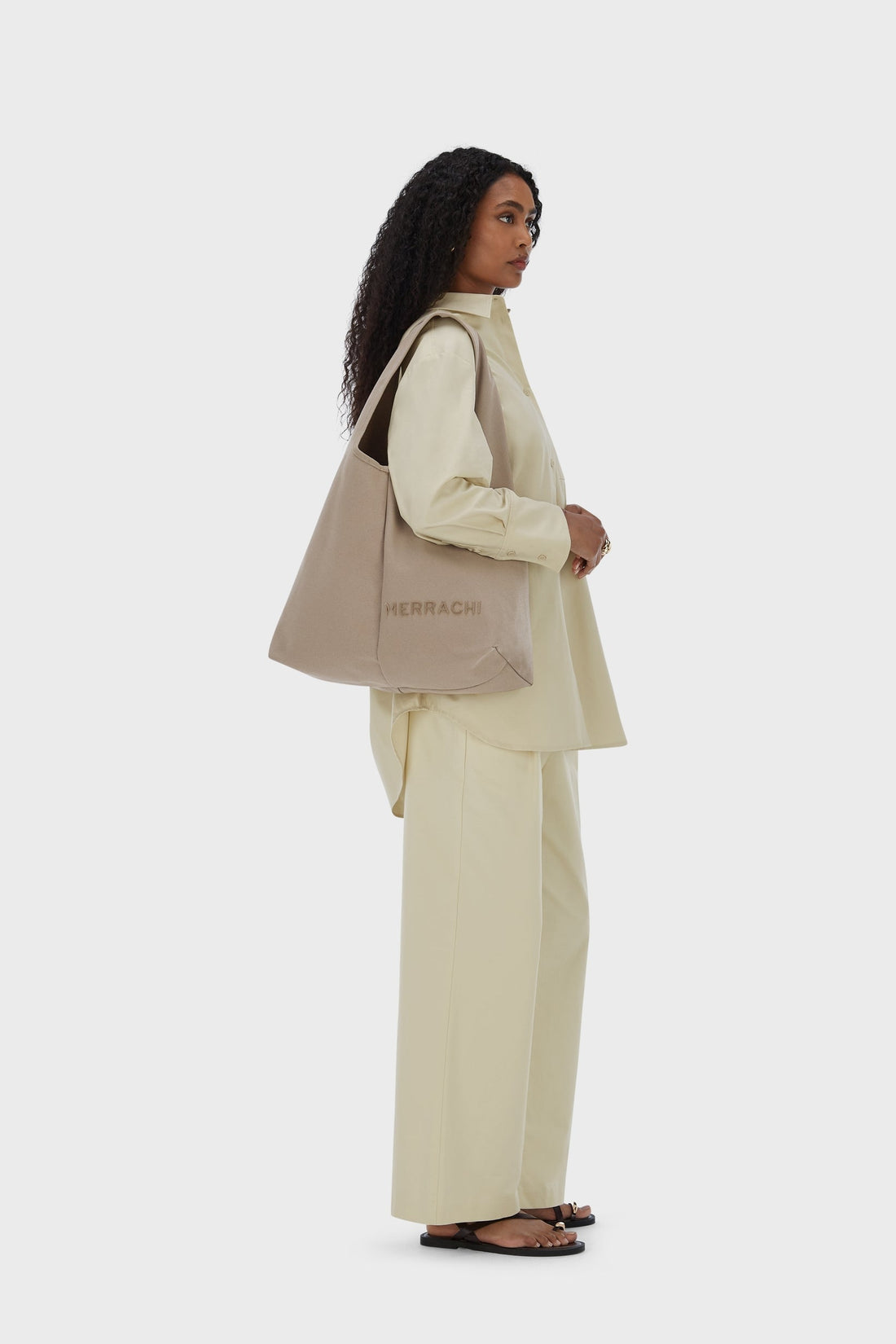 Oval Cabas Sac | Taupe
