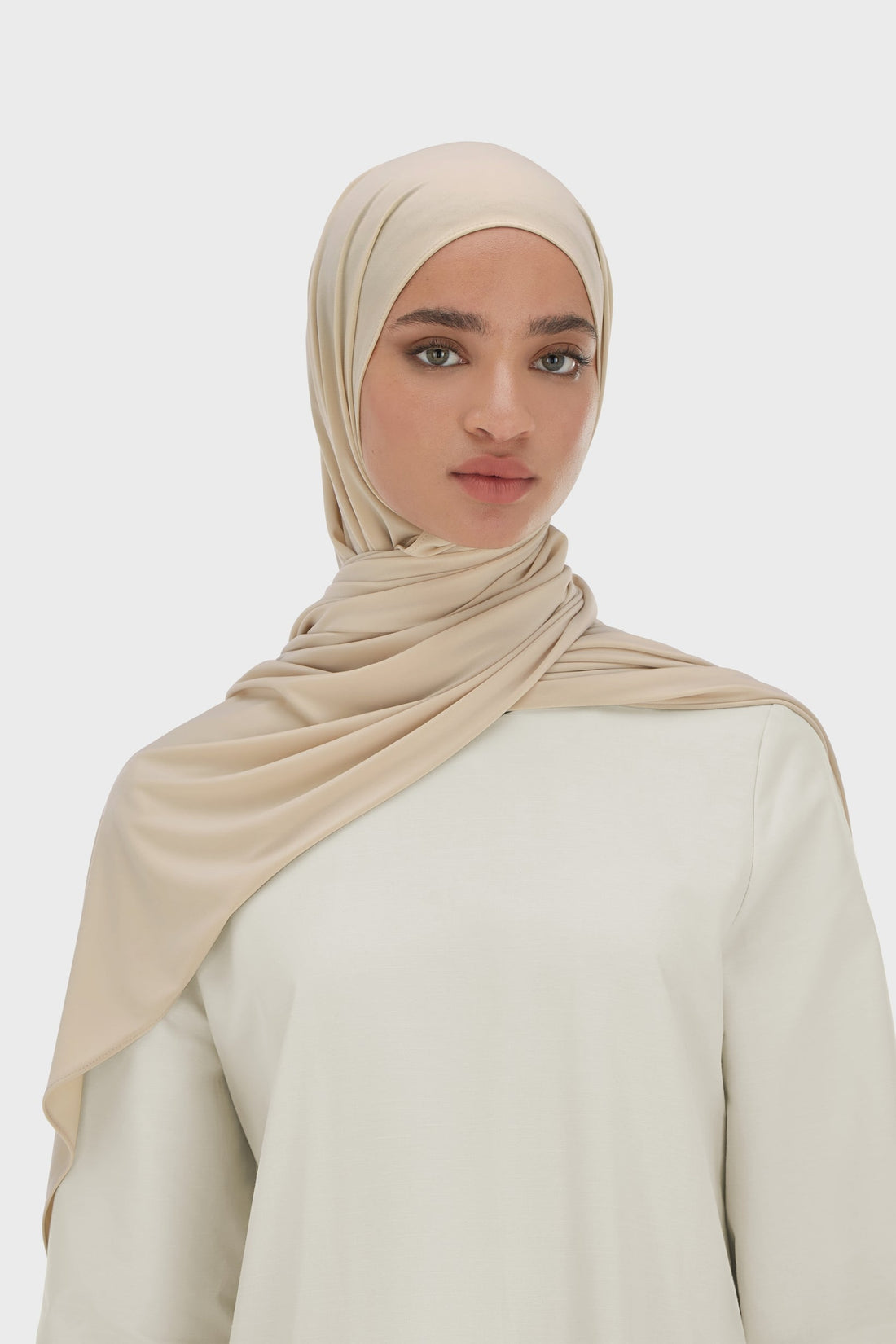 Premium Jersey Écharpe | Almond