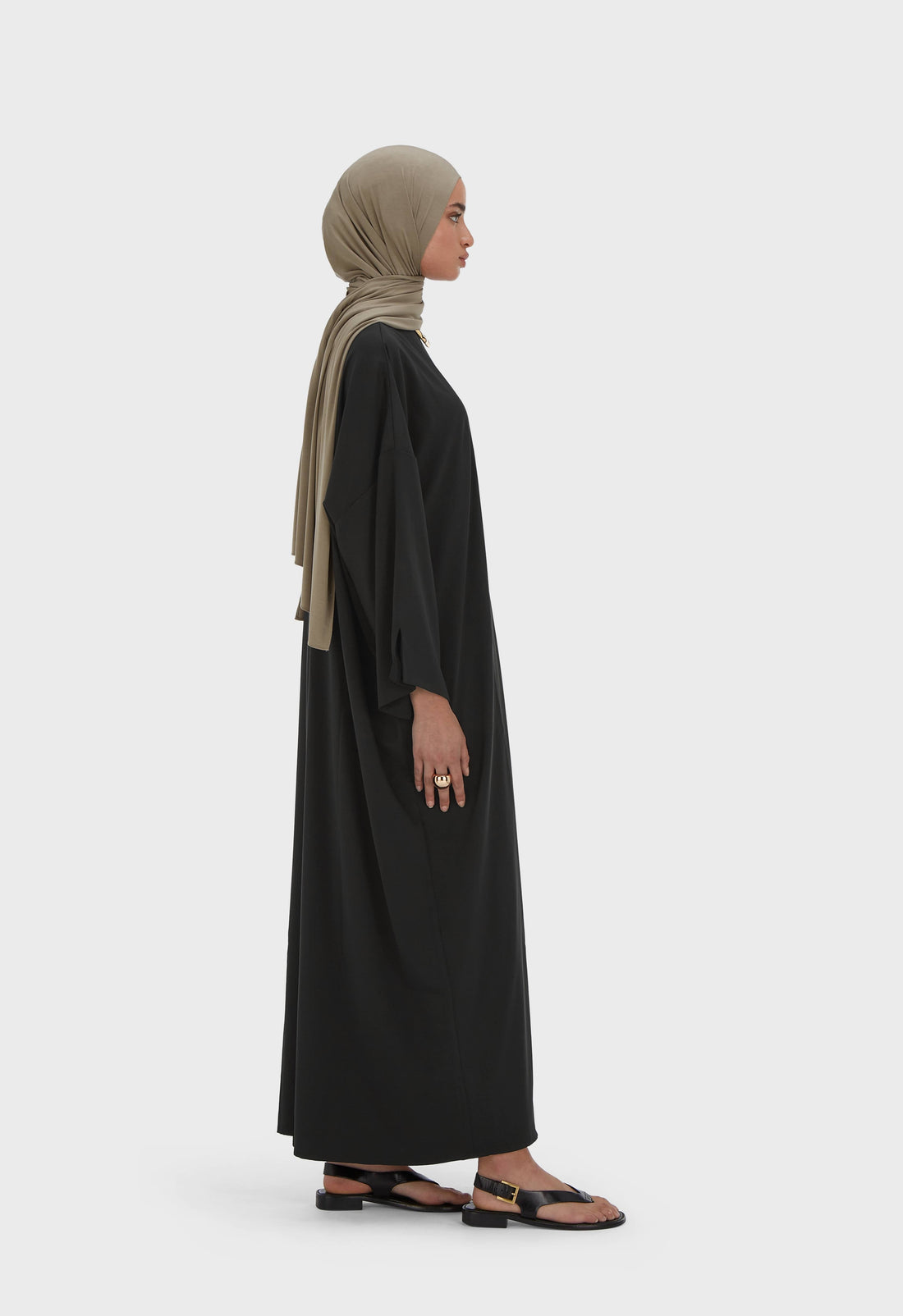 Sleeveless Robe | Black