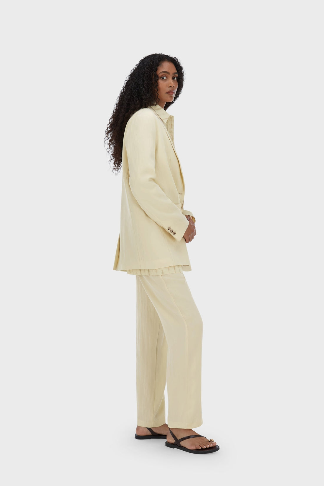 Structured Tailored Pantalon | Sorbet