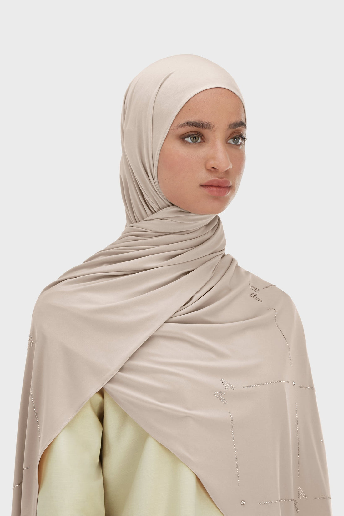 Le Pearl Monogram - Premium Jersey | Grey Tan