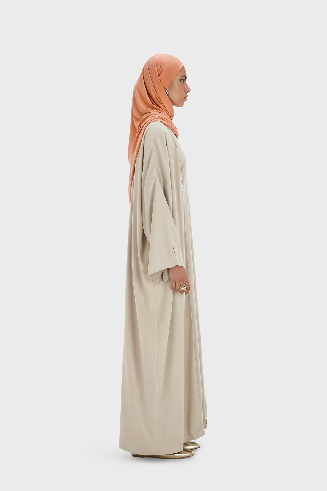 Tissé Abaya Régulier | Moss Gray