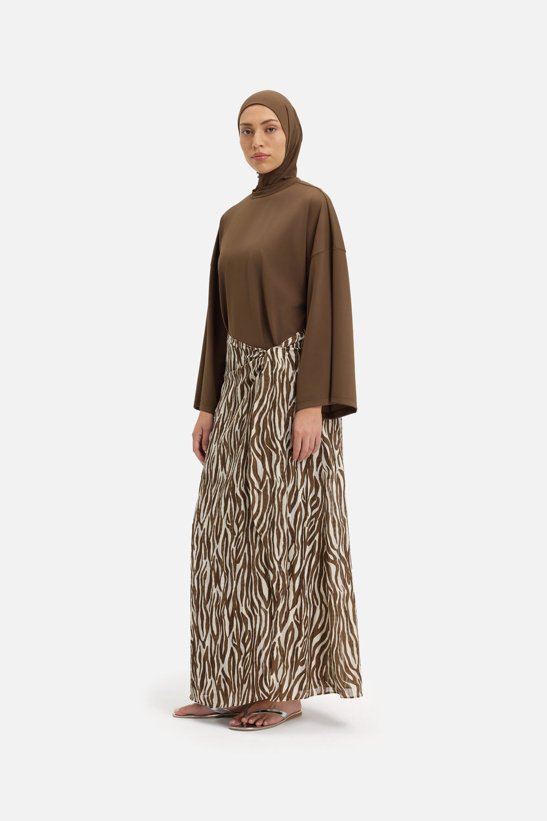 Sarong Jupe | Brown Zebra