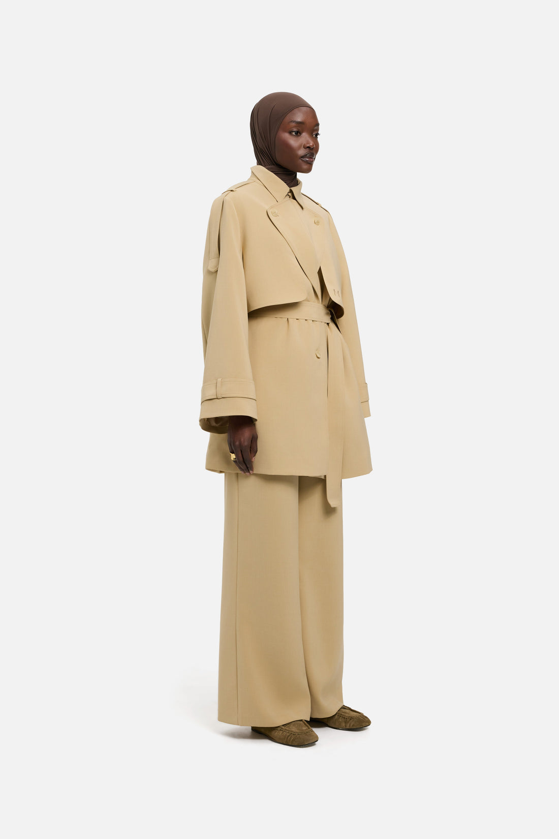 Court Trench Veste | Desert Clay