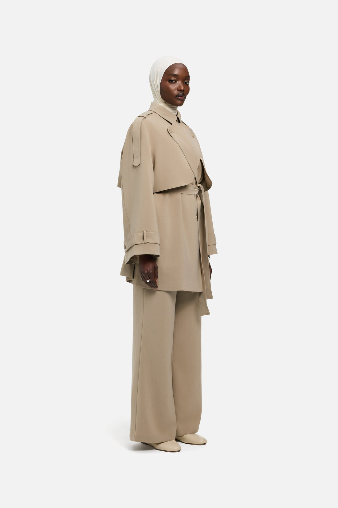 Court Trench Veste | Mocha