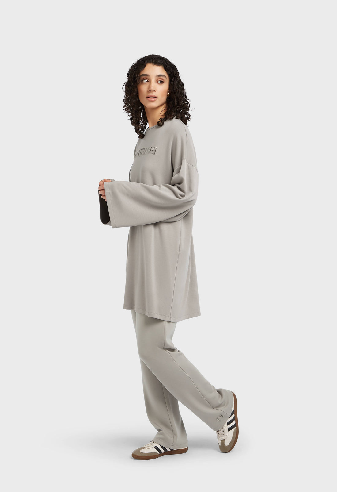 Doux Rayonne Pantalon | Pebble