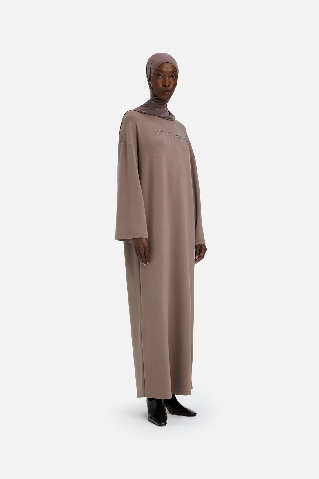 Doux Rayonne Robe | Taupe Rose