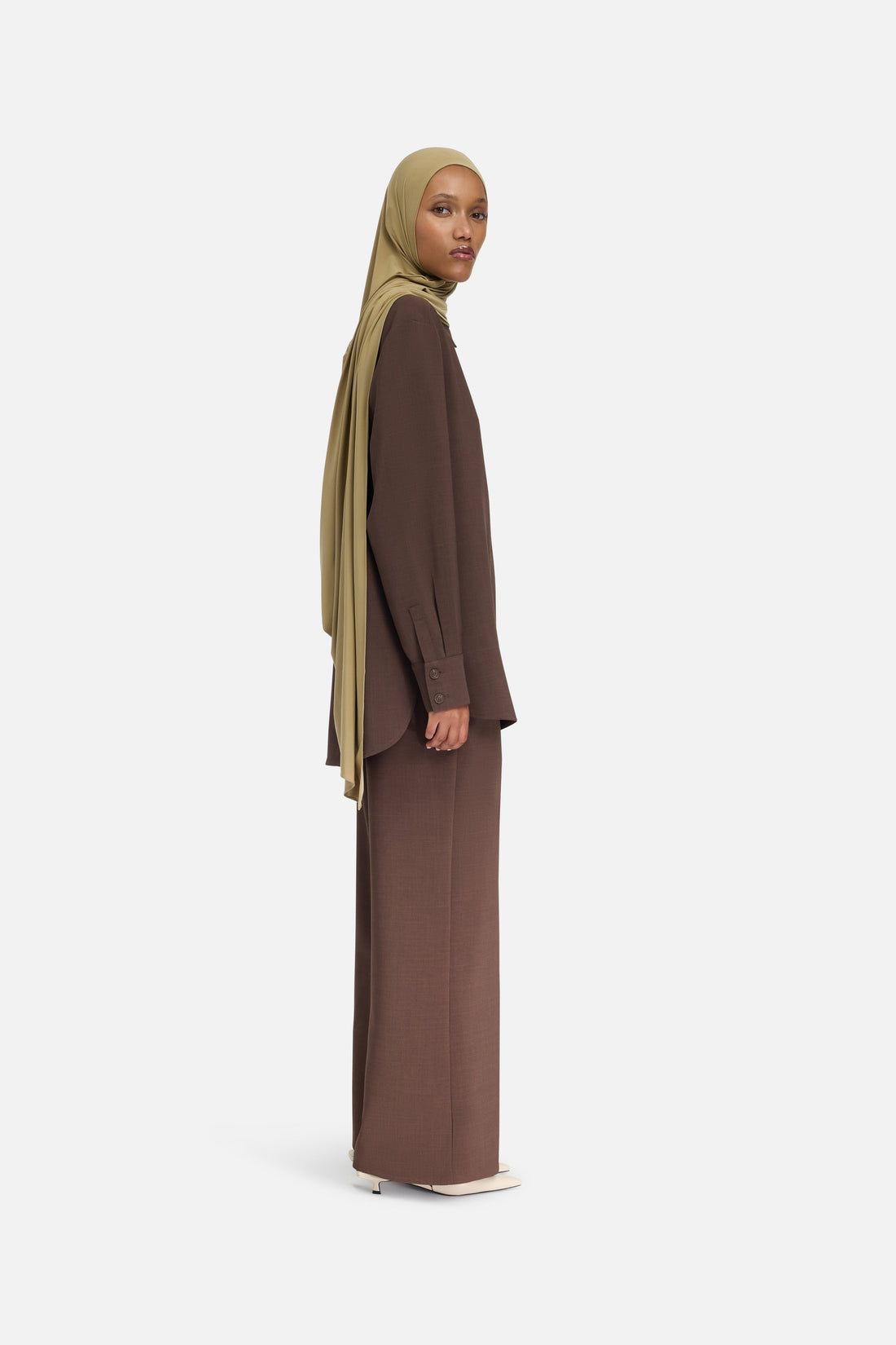 Straight Chemise | Dark Brown