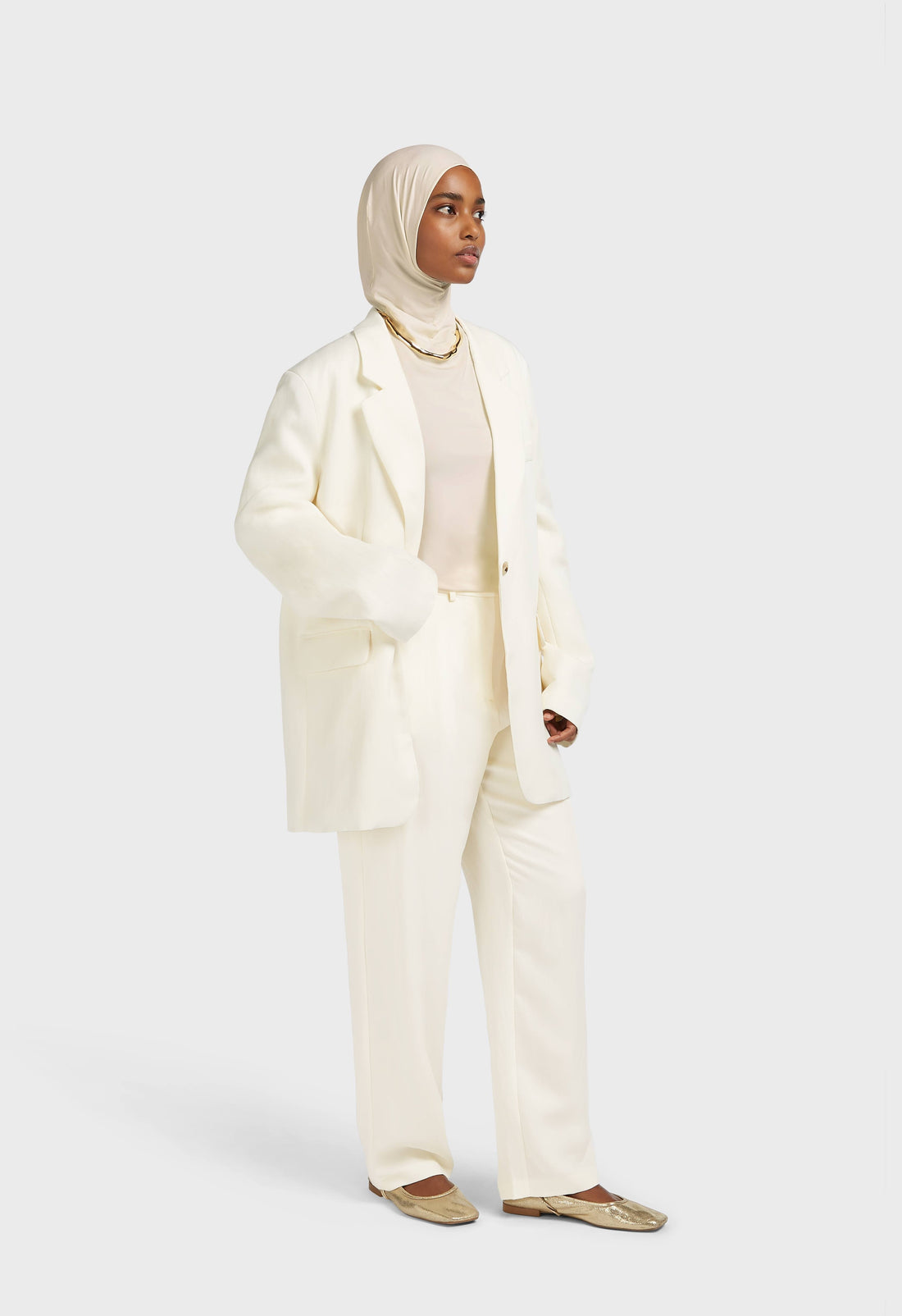 Structured Tailored Pantalon | Off White