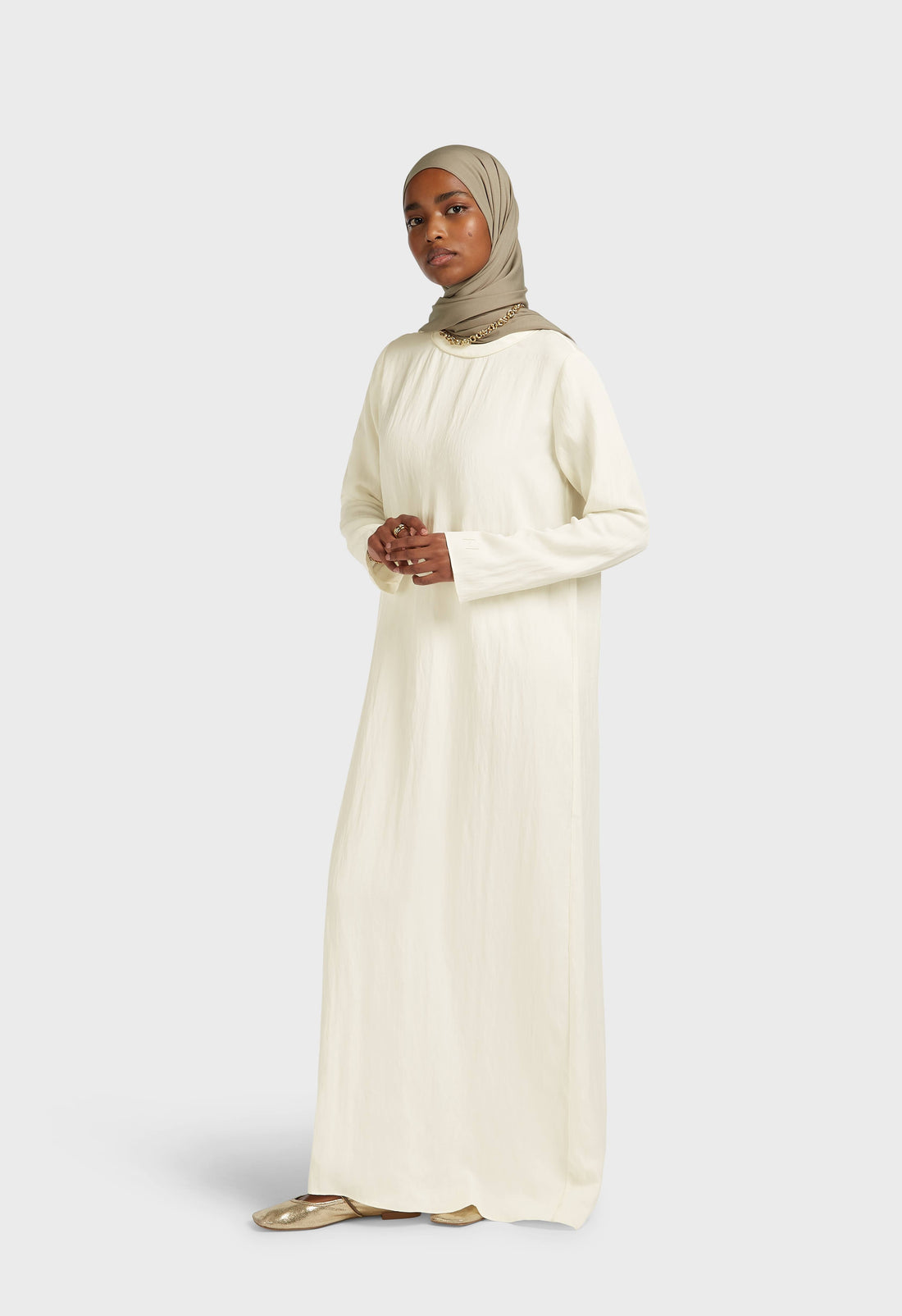 Structured Tailored Robe | Off White