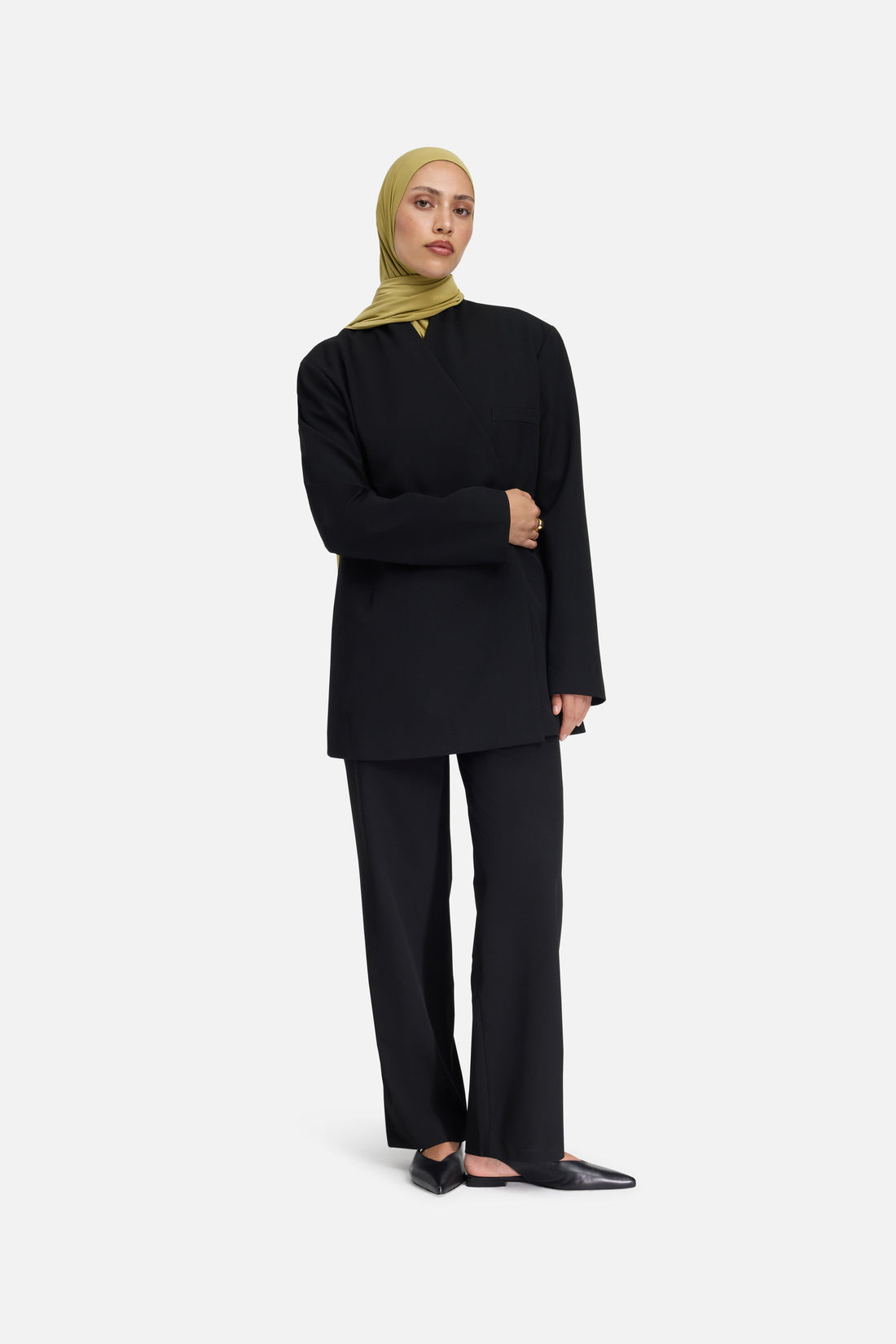 Tailored Oversize Blazer | Black