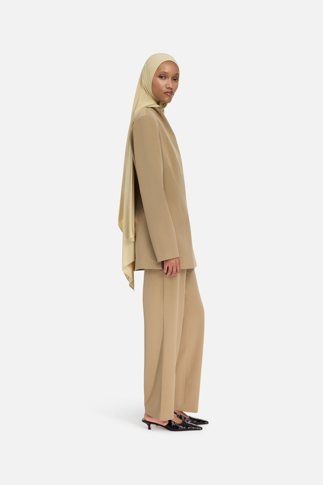Tailored Oversize Blazer | Walnut