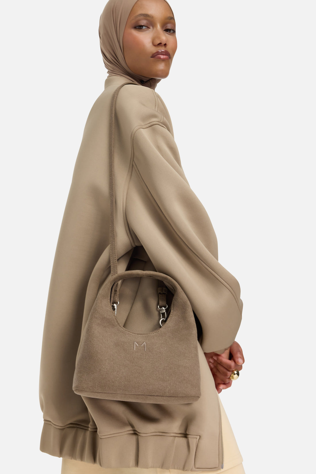 Le Mini Cabas | Ash Brown