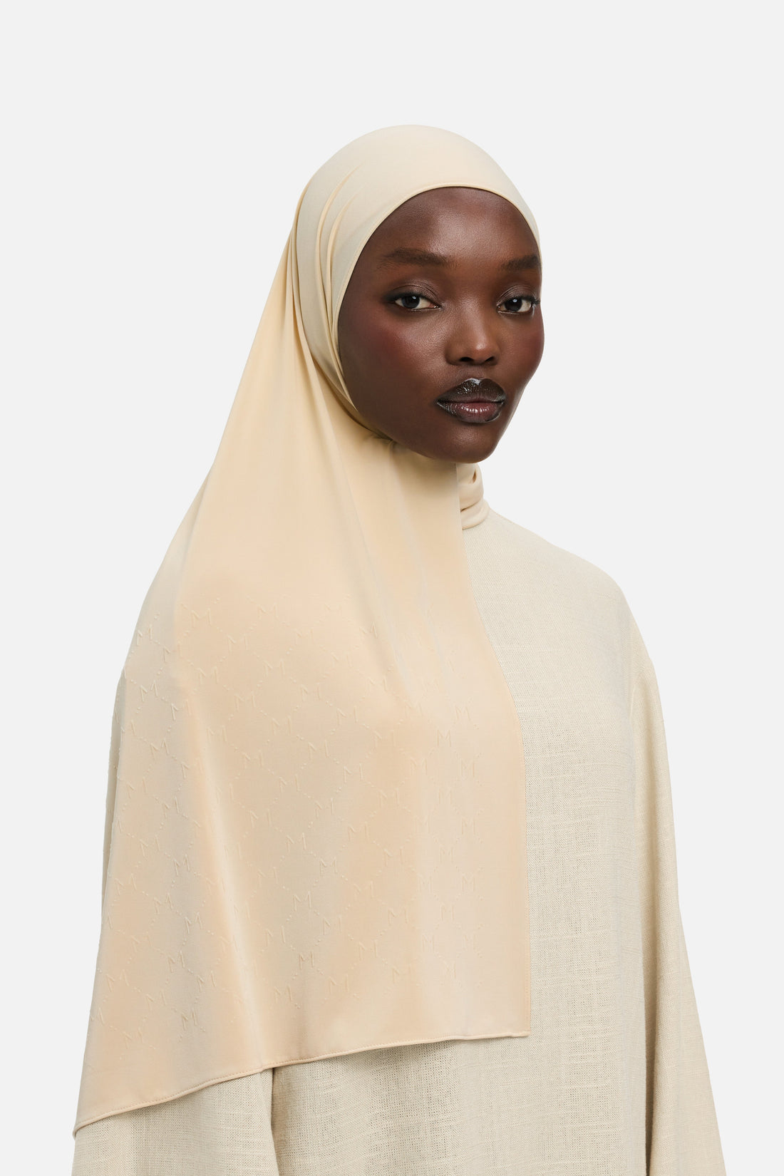 Le Monogram Flock Écharpe Premium | Sand