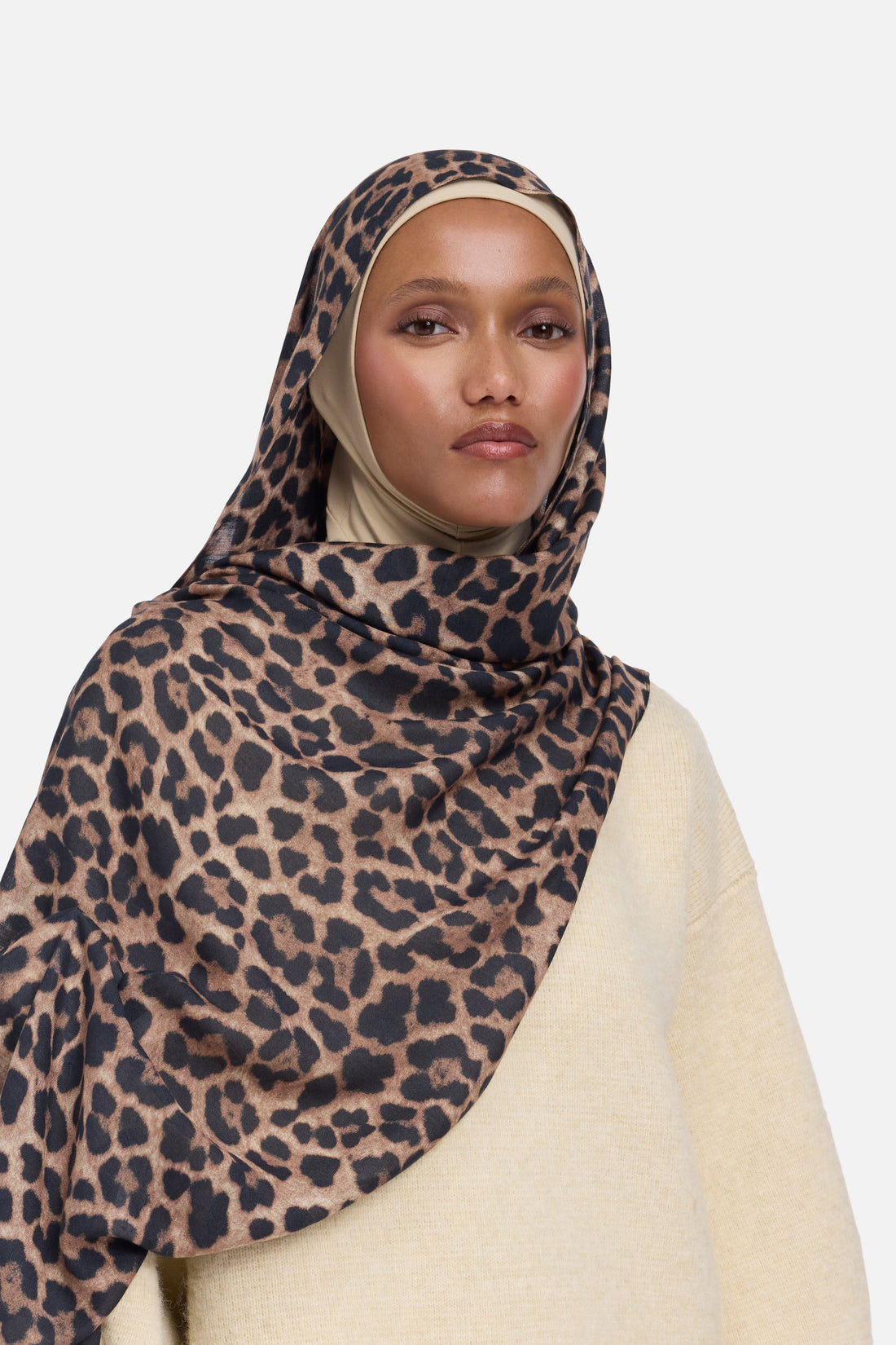 Weightless Tissé Écharpe | Leopard