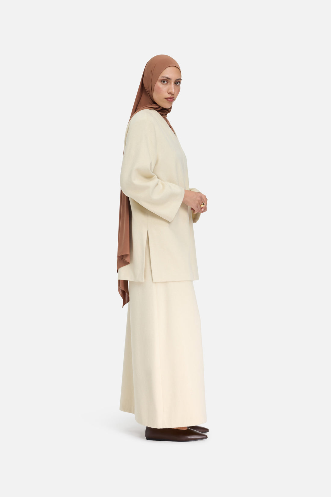Laine Blend Jupe | Cloud White