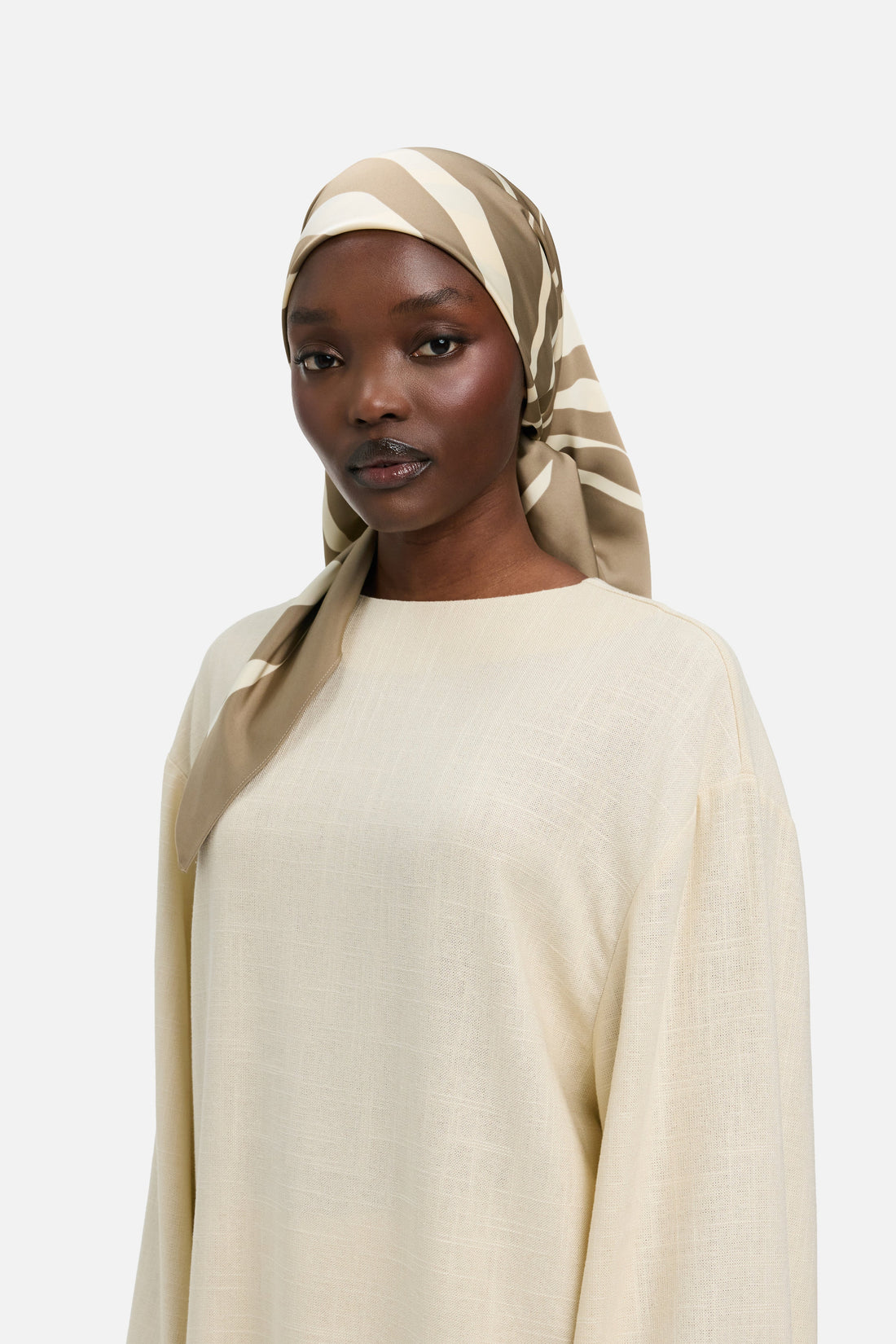 Zebra Bandana | Khaki Zebra