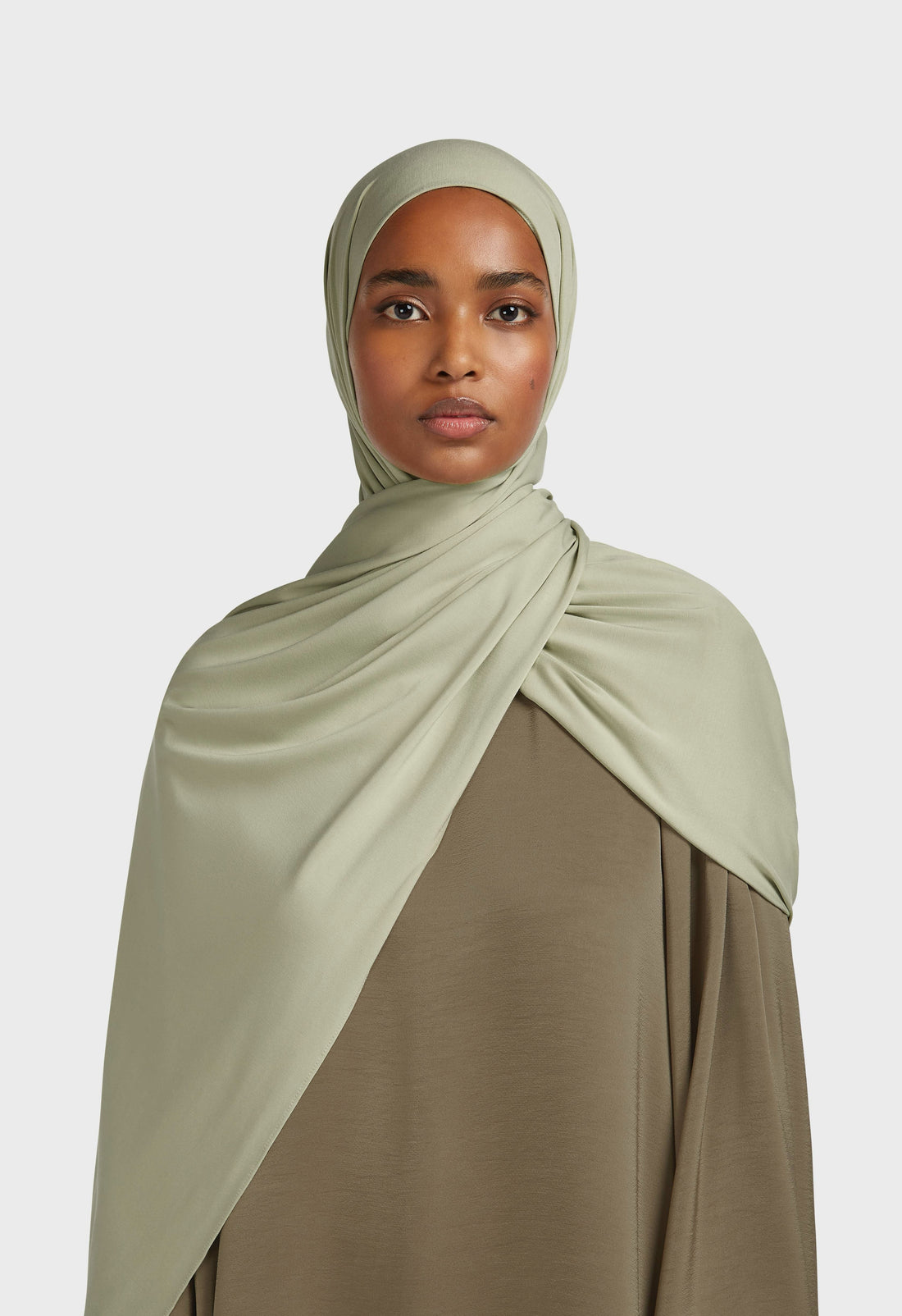 Bambou Jersey Écharpe | Moss Gray