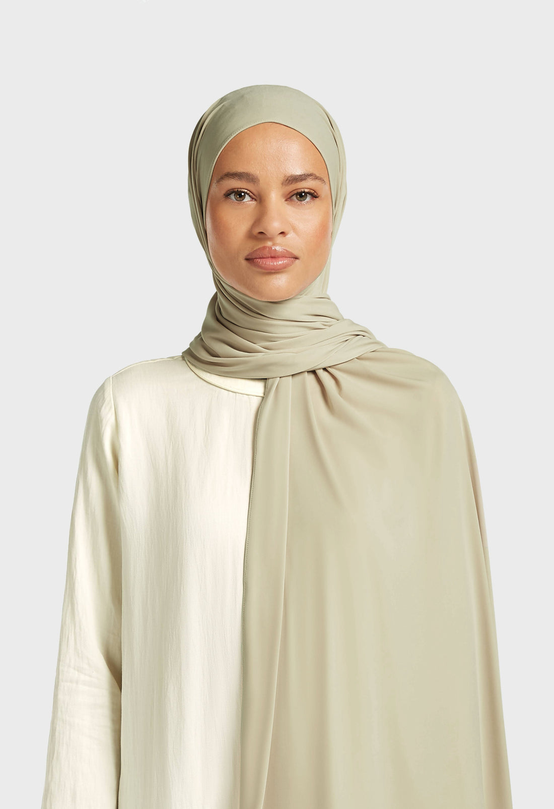 Premium Jersey Écharpe | Moss Gray